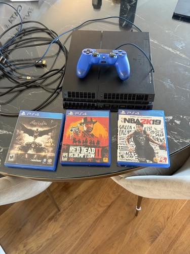 PS4 Console Bundle – Firmware 11.02 – Rare Blue Controller + 3 G