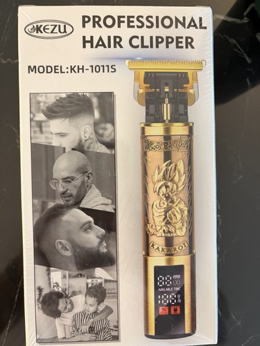KEZU Gold Hair Clipper KH-1011S Rechargeable LED Display