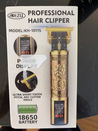 KEZU Gold Hair Clipper KH-1011S Rechargeable LED Display - photo 2