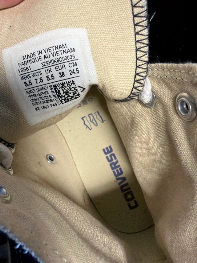 Converse All Star Leather High Tops - photo 4