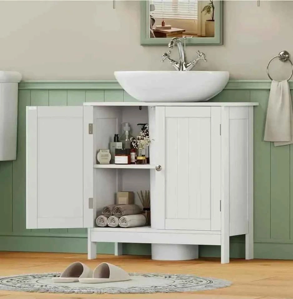 BRAND NEW Under Sink Storage Cabinet with 2 Doors and Shelf - Wh - photo 4