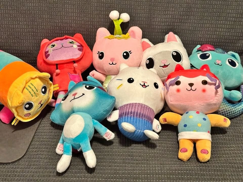Gabby's Dollhouse Assorted Plush Toys Set of 9 Stuffed Animals