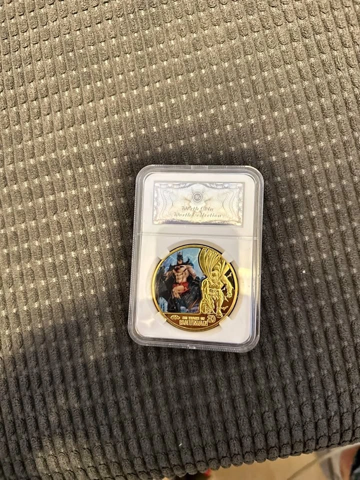 80 Years of Batman Worth Collection Gold Plated Commemorative Co