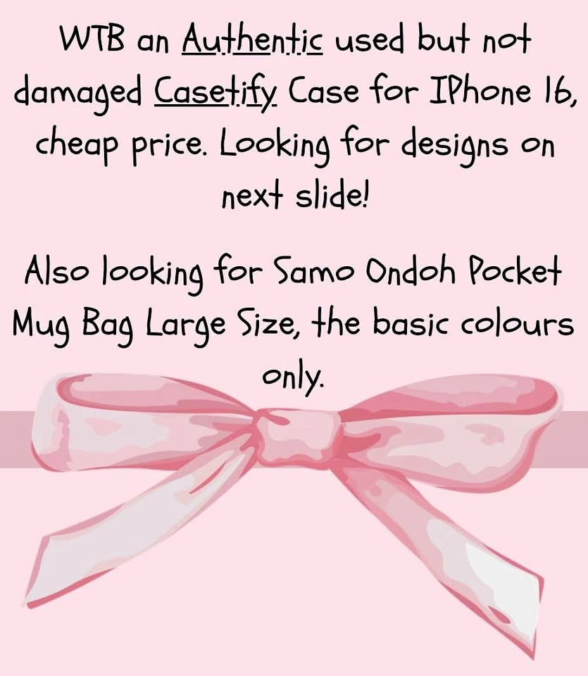 LOOKING FOR CASETIFY CASES‼️