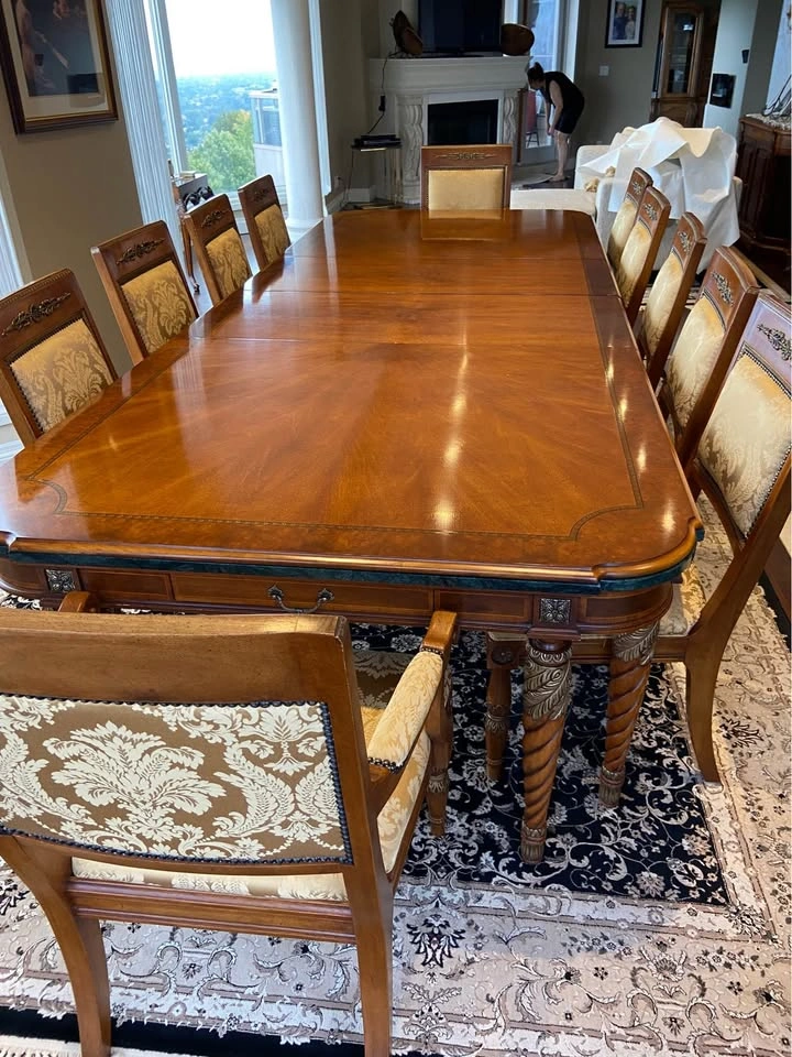 Henredon Grand Provenance dining table with 12 chairs - photo 2