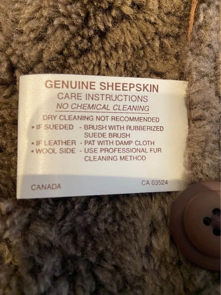 Sheepskin coat men’s large - photo 3