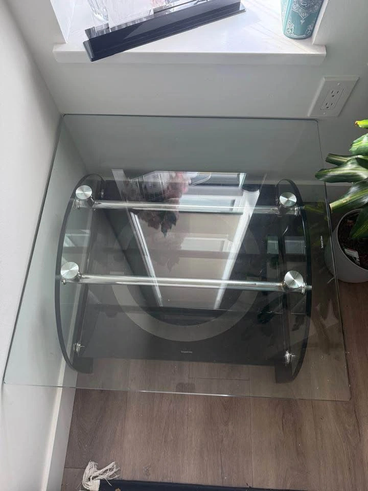 Modern Glass Coffee Table and End Table Set - photo 3