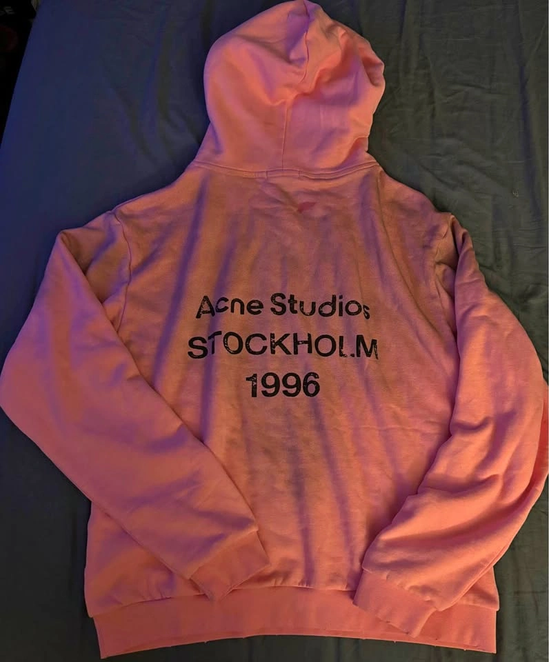 Acne Studios Fleece Logo Hoodie