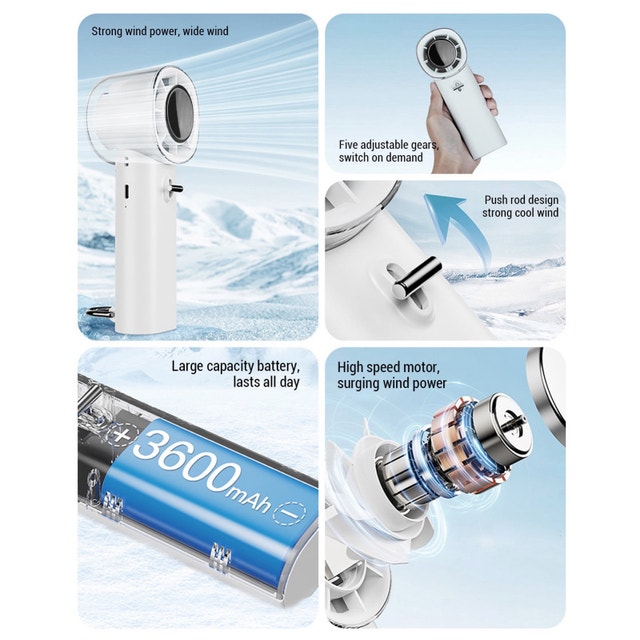 G11 High-Speed Handheld Fan - photo 4