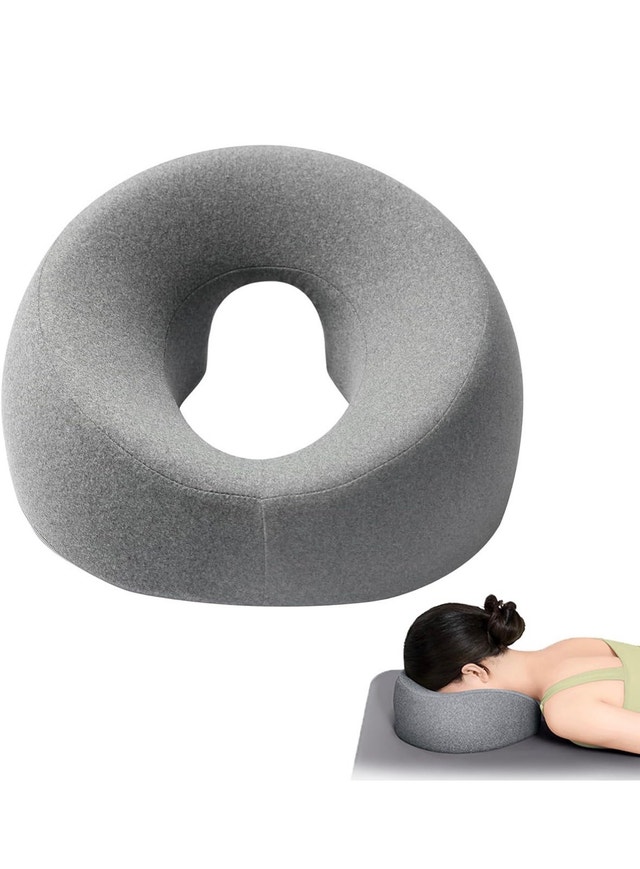 Ergonomic Memory Foam Face Pillow