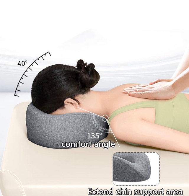 Ergonomic Memory Foam Face Pillow - photo 3