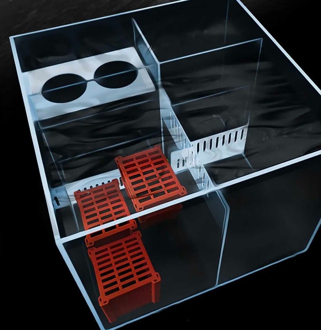 Aquarium Filtration Storage Box Hollow PVC Container - photo 4