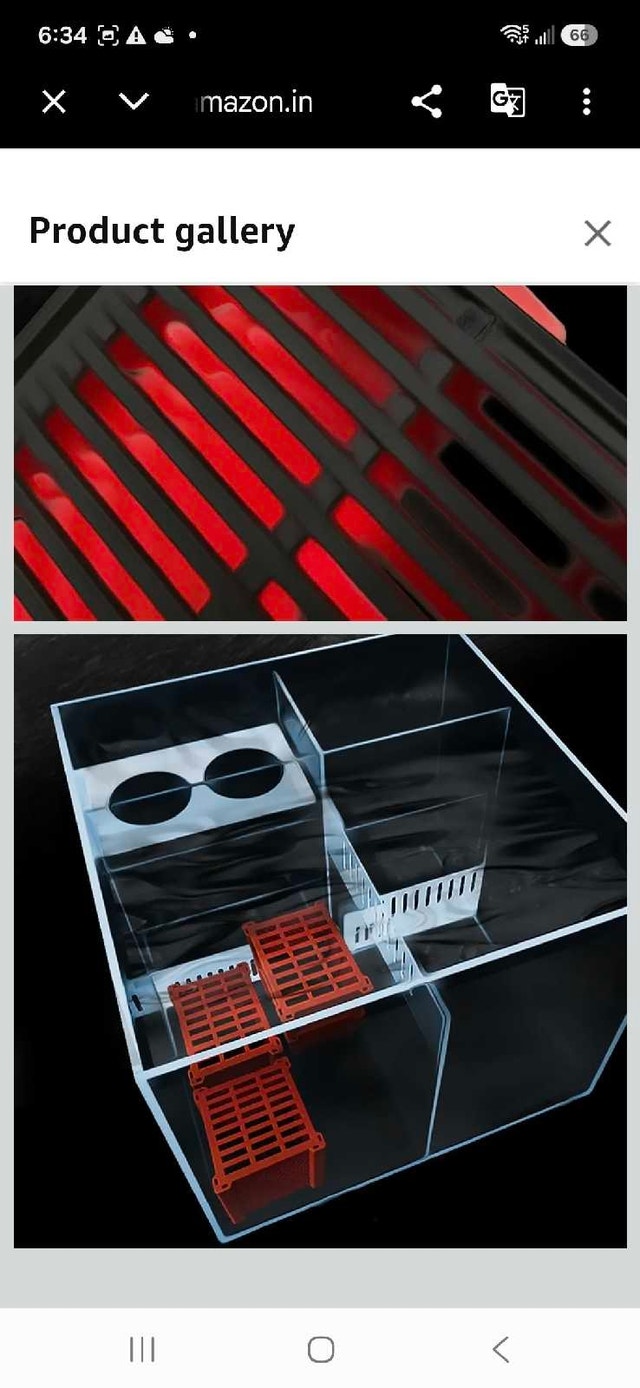 Aquarium Filtration Storage Box Hollow PVC Container - photo 5