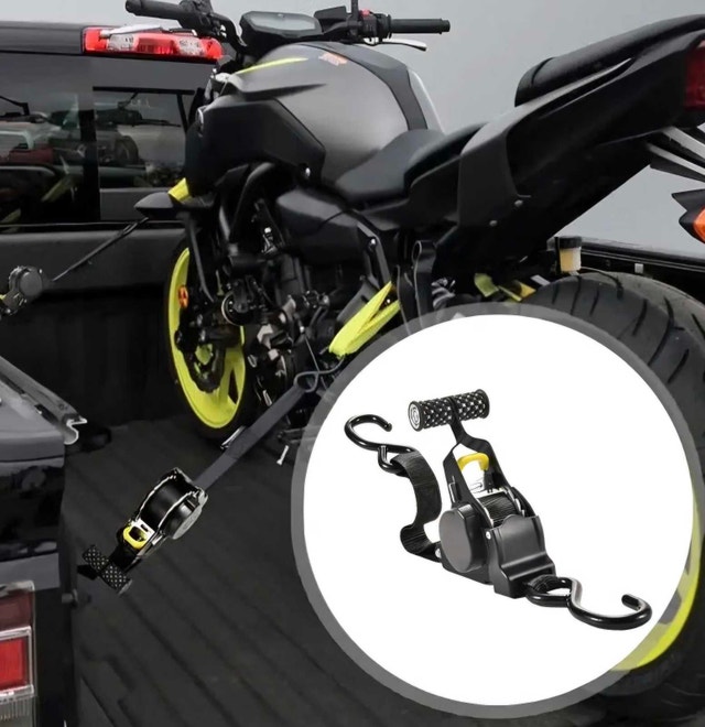 Retractable Ratchet Tie-Down Straps - photo 2