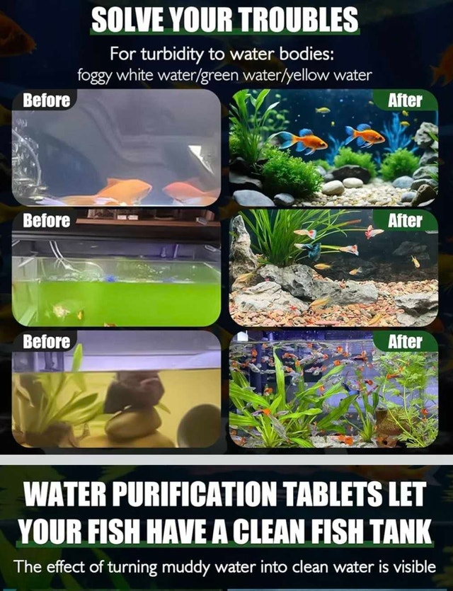Fish Tank Water Purification Tablets - photo 4