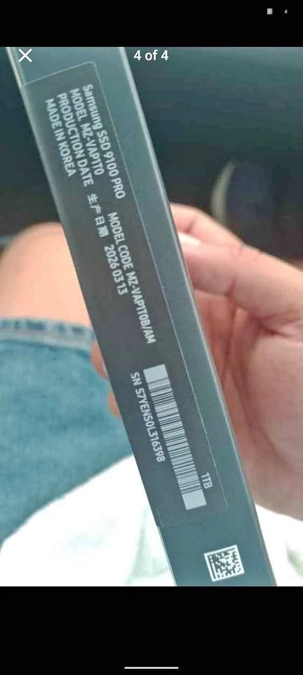 Samsung 9100 PRO 1TB NVMe M.2 SSD PCIE 5.0