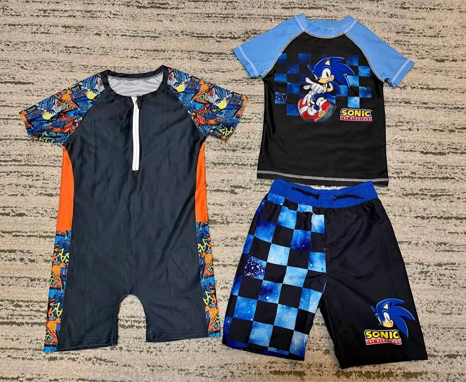Sonic Rash guard size 7-8 years old $10 for All