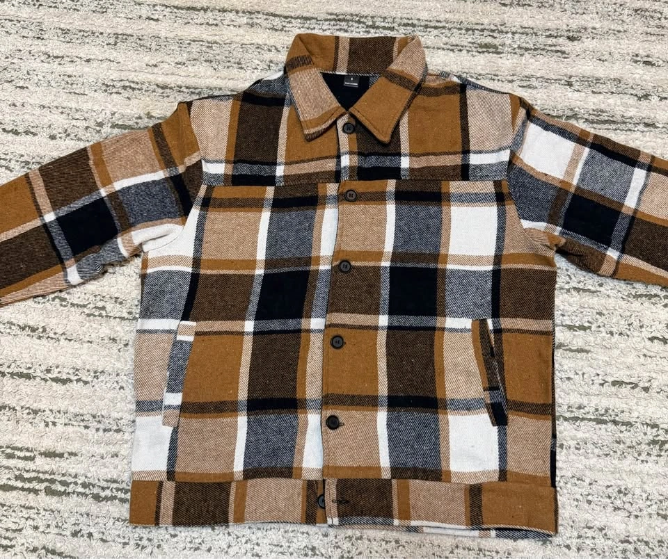 Men's Plaid Pattern Jacket size Small - photo 2
