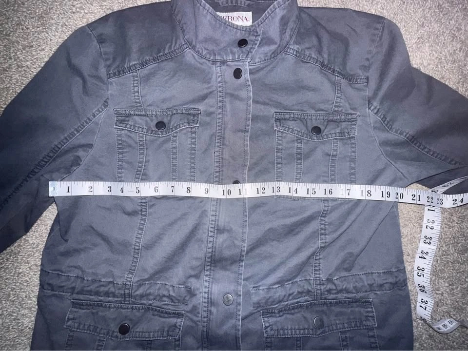 Merona Dark Gray Utility Jacket Size XL - photo 4