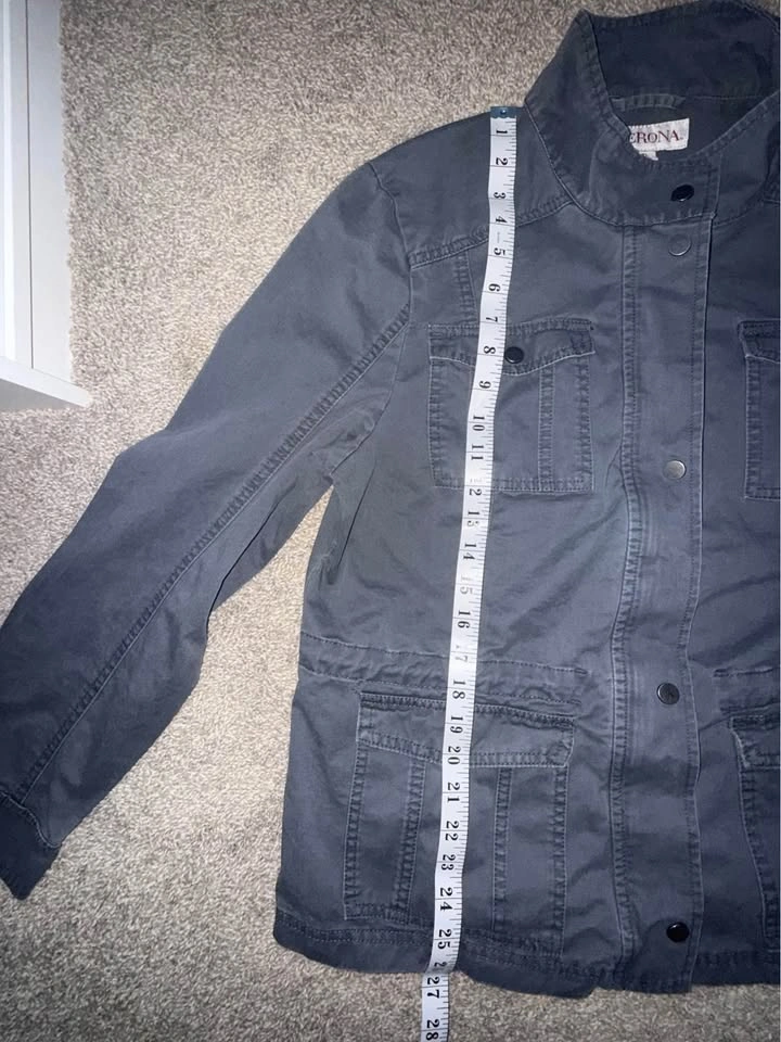 Merona Dark Gray Utility Jacket Size XL - photo 5