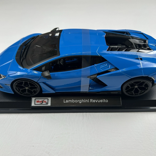 Lamborghini Revuelto BOLD BLUE SUPERCAR 1:18 Maisto Diecast - photo 4