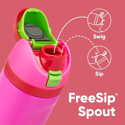 Owala FreeSip 16 oz Kid Water Bottle Stainless Steel - photo 2