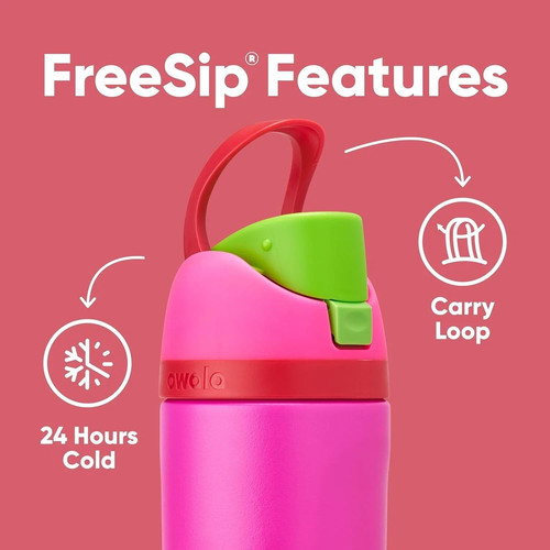 Owala FreeSip 16 oz Kid Water Bottle Stainless Steel - photo 3