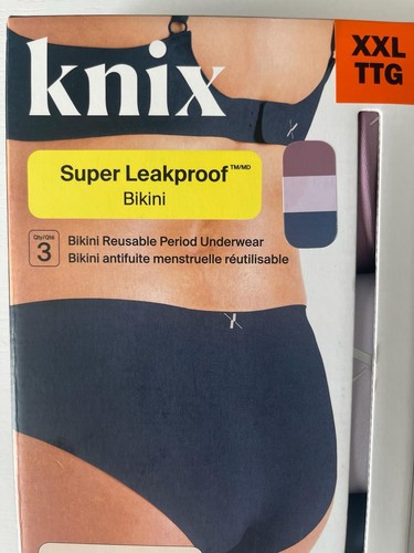 Knix Super Leakproof Bikini Period Underwear 3-Pack New - photo 3