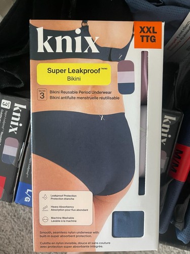 Knix Super Leakproof Bikini Period Underwear 3-Pack New - photo 4