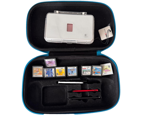 Nintendo 3DS Handheld System - Pink - W/ 8 Games & Case