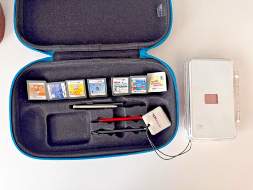 Nintendo 3DS Handheld System - Pink - W/ 8 Games & Case - photo 4
