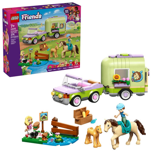 LEGO Friends 42695 Horse & Baby Foal Trailer New in Box