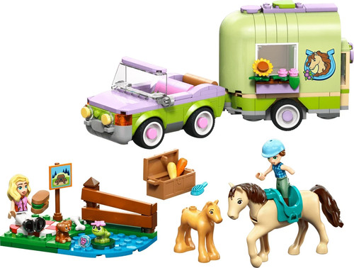 LEGO Friends 42695 Horse & Baby Foal Trailer New in Box - photo 3