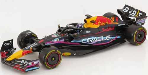Bburago 1:18 Oracle Red Bull RB19 Max Verstappen Austin GP