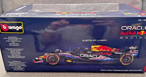 Bburago 1:18 Oracle Red Bull RB19 Max Verstappen Austin GP - photo 4