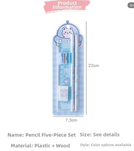New 5-Piece Kids Christmas & Mixed Stationery Set - photo 3