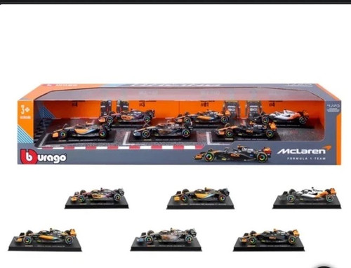 Bburago 1:43 McLaren Formula 1 Racing Die-cast 6-pack