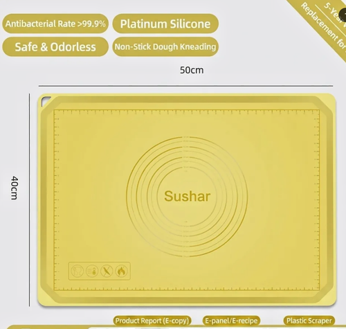 Sushar Platinum Silicone Kneading Mat Non-Stick - New - photo 5