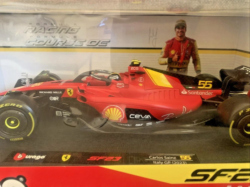 1:18 Ferrari SF-23 Italy GP Livery Carlos Sainz #55 New in Box - photo 4