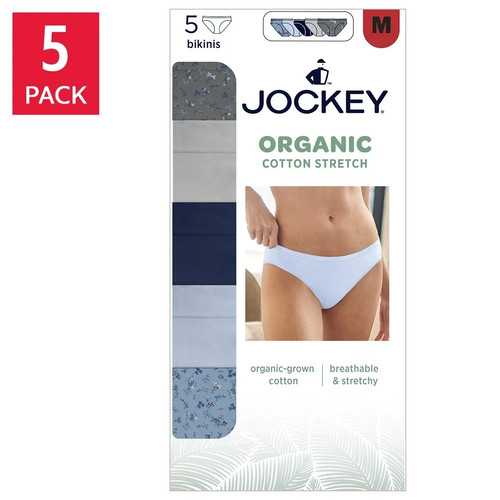Jockey Women's 5-Pack Organic Cotton Stretch Modern Brief - photo 2