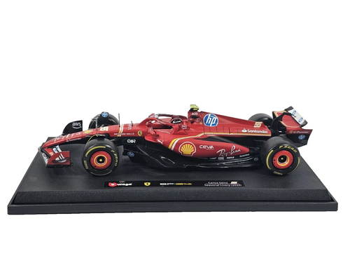 Bburago 1:18 Ferrari SF-24 Seasonal Livery #55 Carlos Sainz