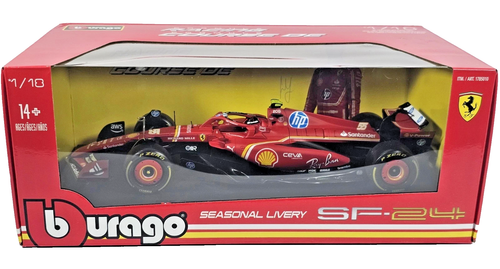 Bburago 1:18 Ferrari SF-24 Seasonal Livery #55 Carlos Sainz - photo 5