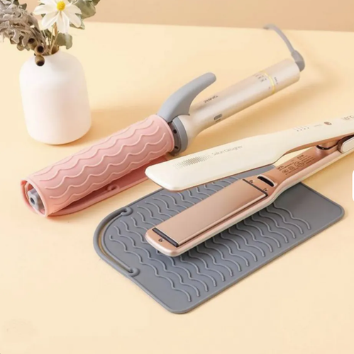 Silicone Heat Resistant Mat Curling Iron Hair Straightener