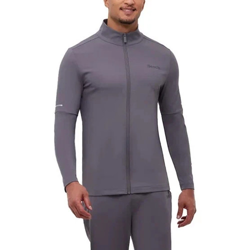 Bench Men's Active Jacket Black/ Grey Size L Softshell Zip Up