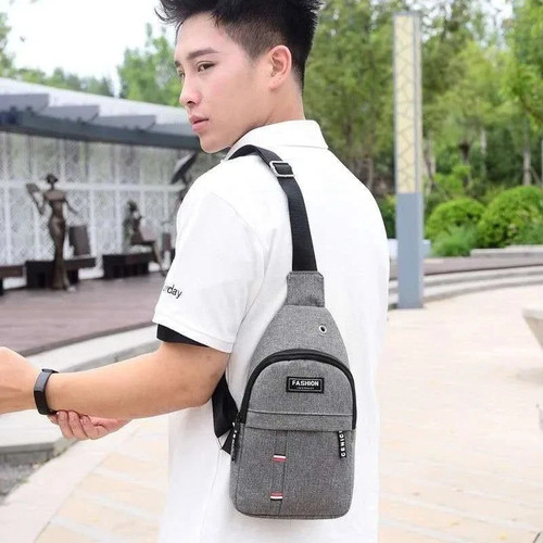 Men Oxford Cloth Chest Bag Crossbody Sling Pack