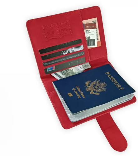 Slim PU Leather Travel RFID Blocking Passport Case - photo 4