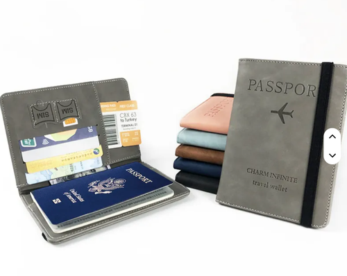Slim PU Leather Travel RFID Blocking Passport Case - photo 5