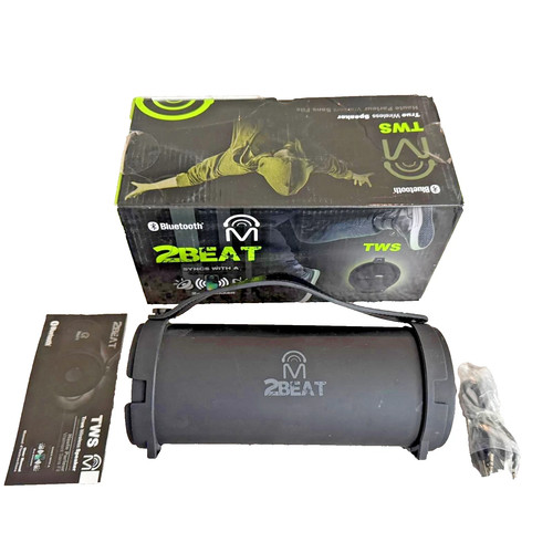 2BEAT Bluetooth TWS Speaker - Good/Box/Manual/FM Radio USB - photo 2