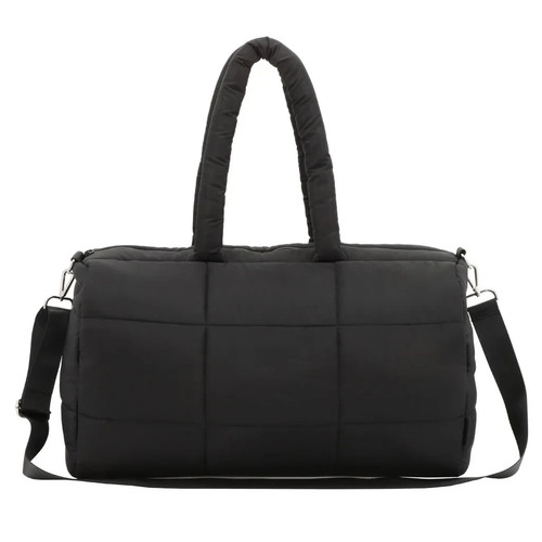 Mytagalongs Cloud Duffle Bag Quilted Puffer Weekender