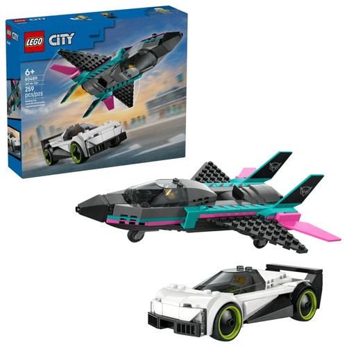 LEGO City Jet vs. Car Building Toy Set 60489